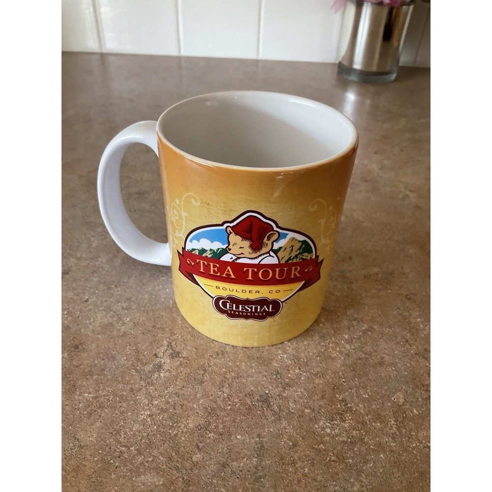 Celestial Seasonings 2013 Tea Tour Boulder Co. Porcelain Coffee Tea Cup Mug